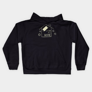 covid19 stay at home Kids Hoodie